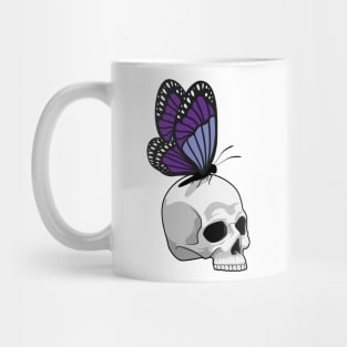 Butterfly with Skull Mug